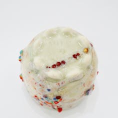 かけらのかけら釉カップ かすみ草